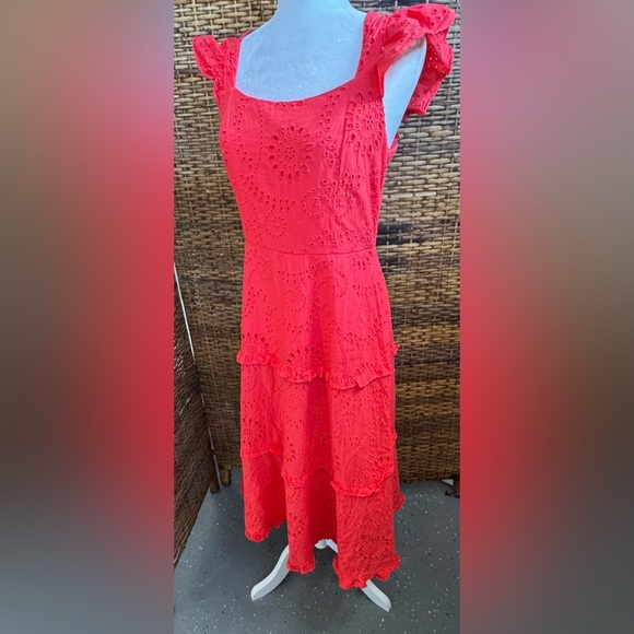 Anne Klein Eyelet Dress (10) - Picture 4 of 7